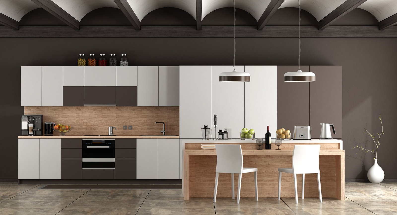 white and brown contemporary kitchen 2026 01 07 00 32 13 utc